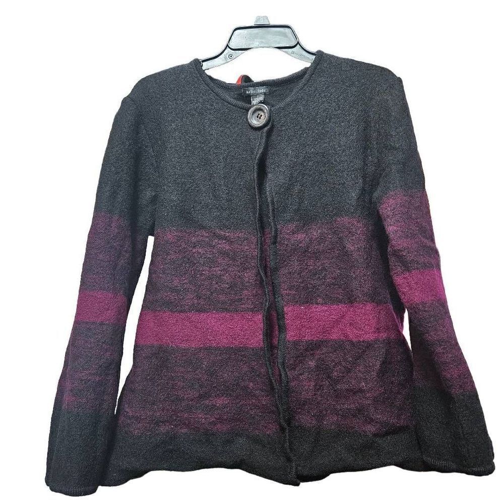 Katie todd wool 1 button sweater